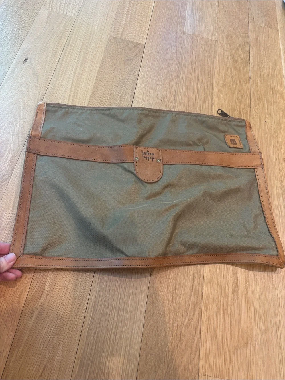 Vtg Hartmann Luggage Set Tweed Leather Carry On Travel Bags